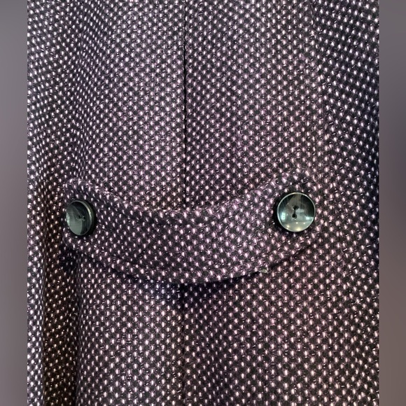 Miss Sixty Double Breasted Tweed Wool Blend Pea Coat L - Picture 15 of 16